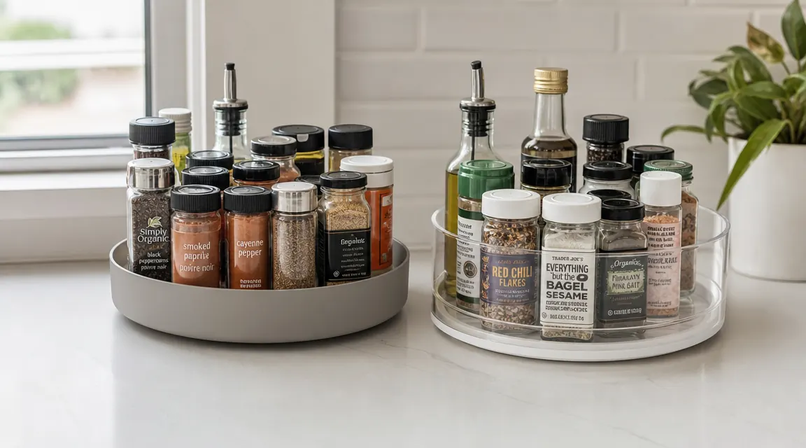 Copco vs iDesign Lazy Susan: Which Turntable Organizer Actually Stays Put?